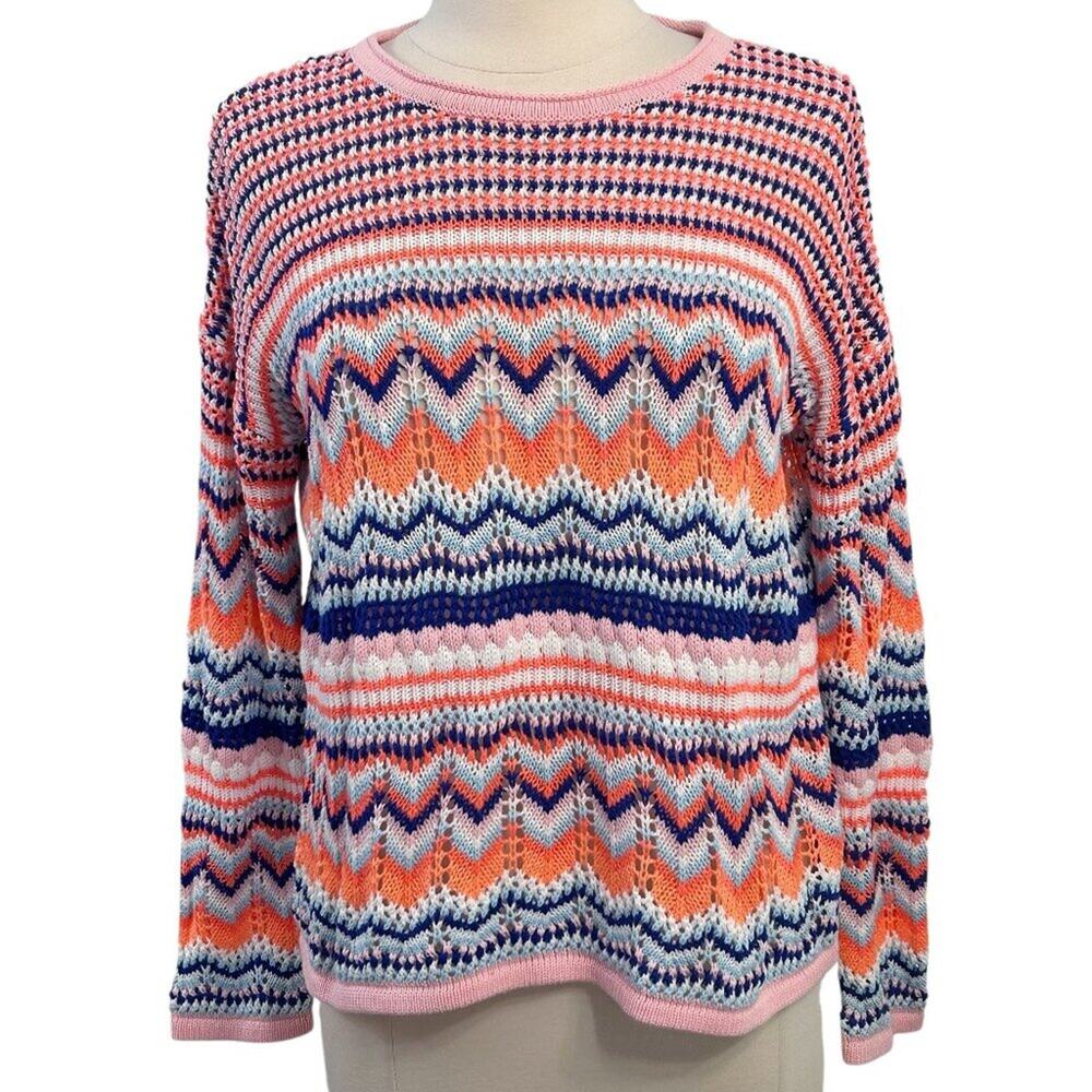 LILLY PULITZER Samora Striped Sweater Medium